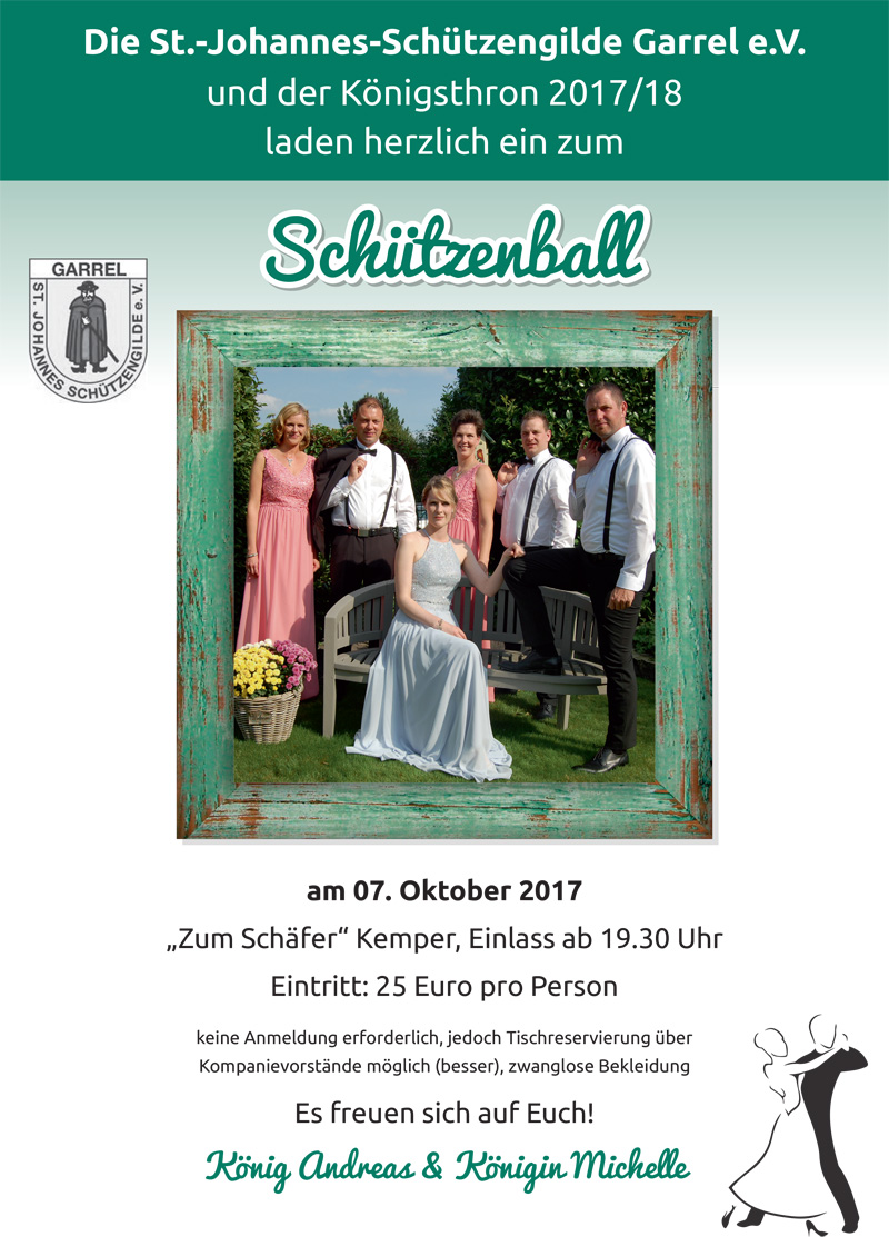 2017 Einladung Schuetzenball